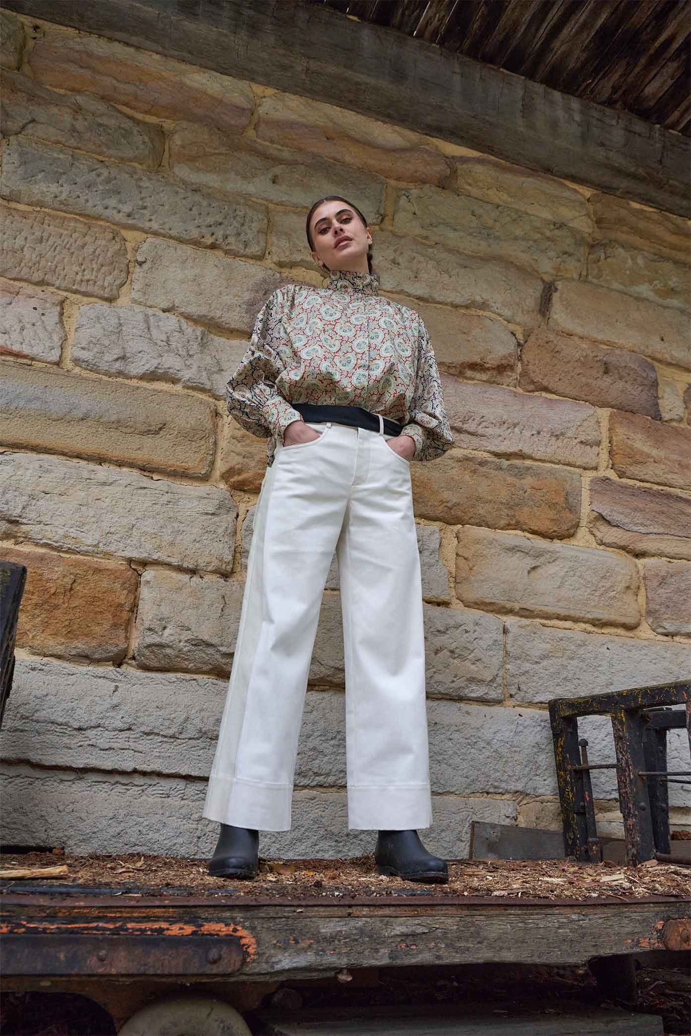 11. Elena Shirt - Crawford Crop Jean_1604