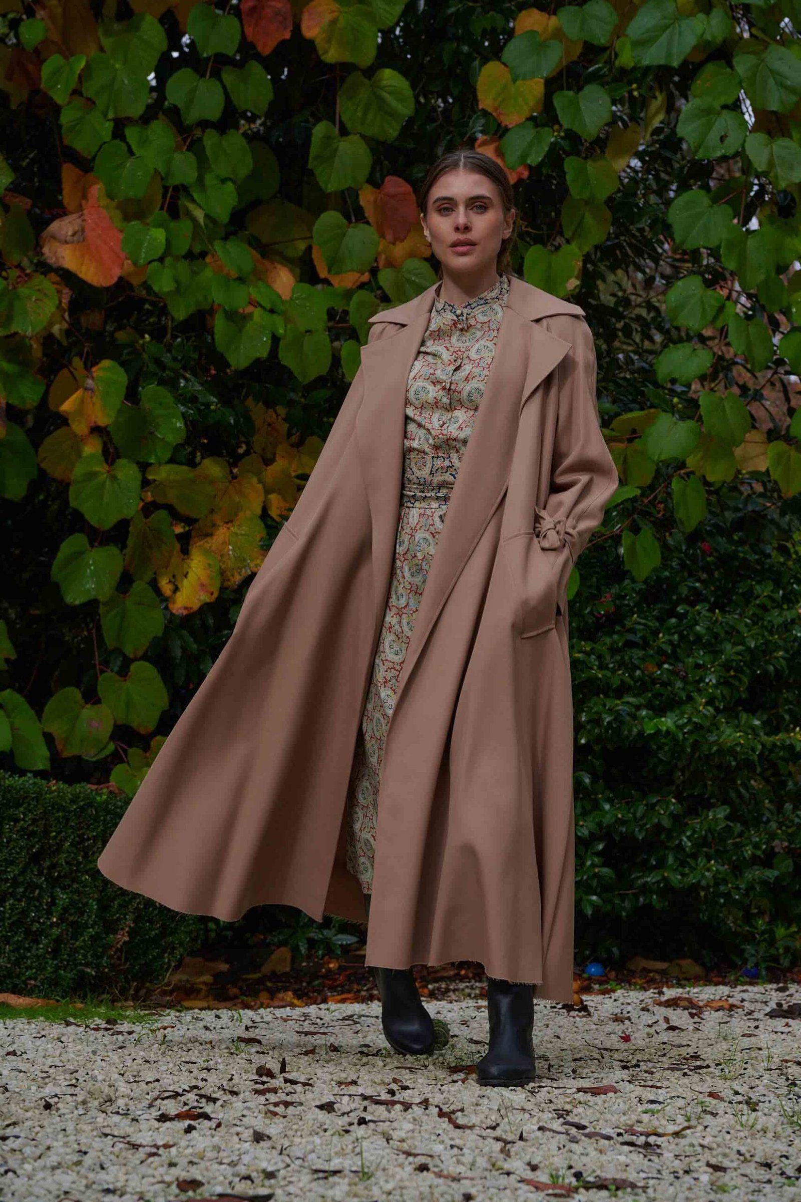 16. Wool Trapeze Trench Coat_2132