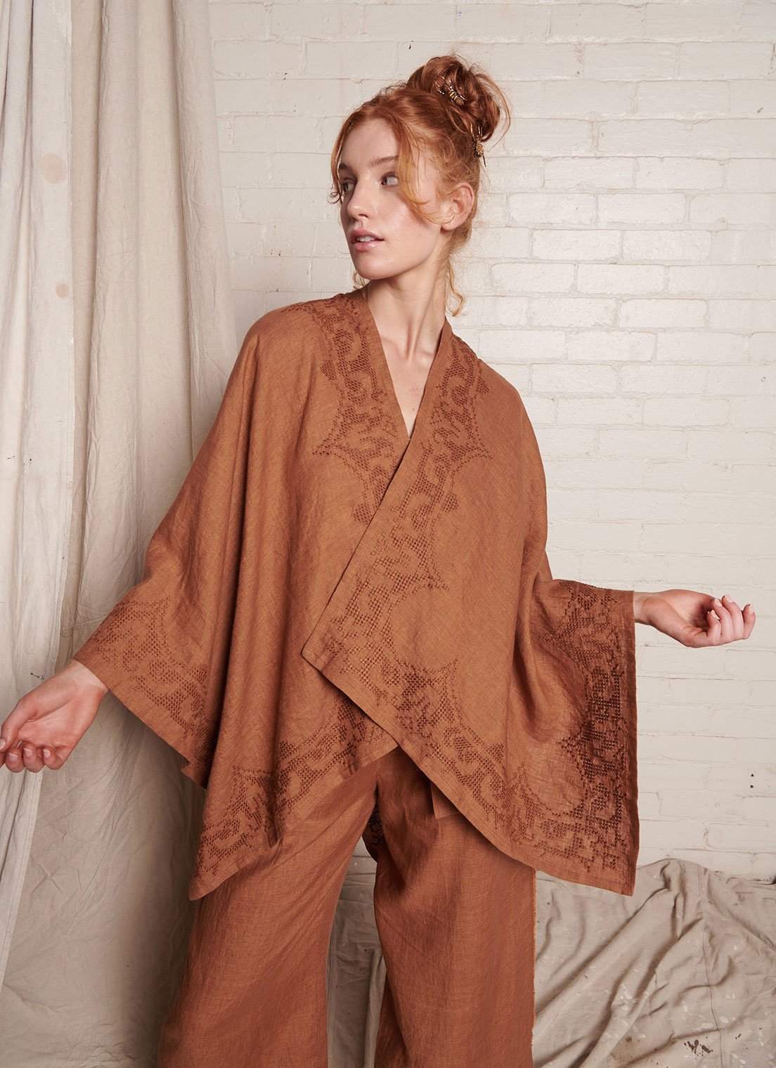 Washed-Linen-Cross-Stitch-Draped-Cape